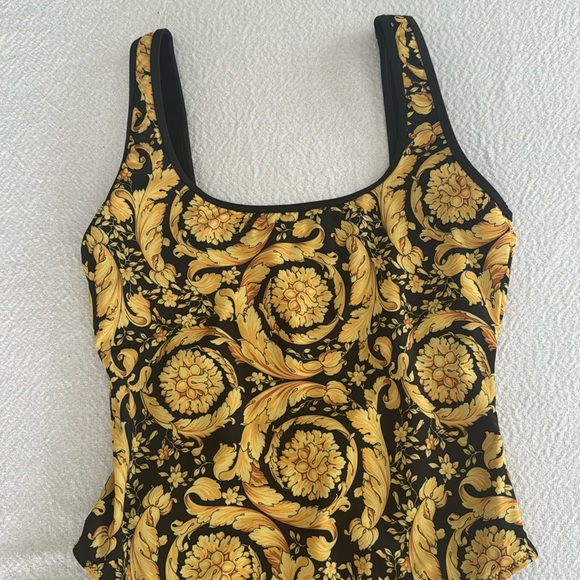 VERSACE BAROCCO ONE-PIECE SWIMSUIT, Size 3 36UK, $675 - Picture 5 of 12